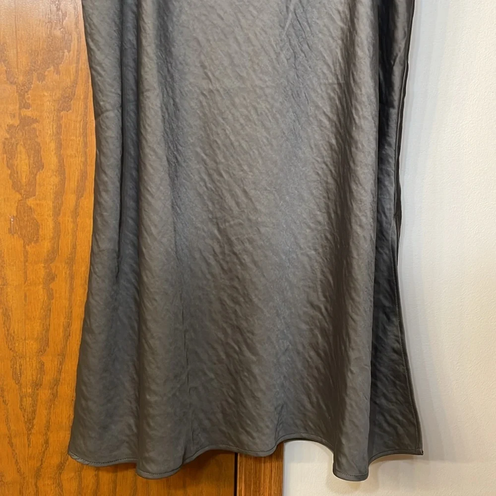 LANE BRYANT NWT Women’s Size 18 Bias Cut Slip Satin Skirt Midi Polyester - Picture 7 of 12